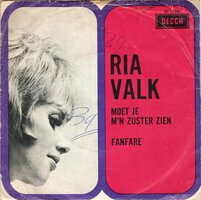 Ria Valk - Moet je me zuster zien + Fanfare (Vinylsingle)