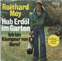 Reinhard Mey - Hab Erdol Im Garten + Ich Bin Klempner Von Beruf (Vinylsingle)