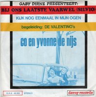 Co en Yvonne De Nijs - Bij Ons Laatste Vaarwel + Kijk Nog Eenmaal In M'n Ogen (Vinylsingle)