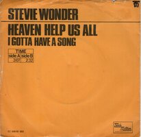 Stevie Wonder - Heaven help us all + I gotta have a song (Vinylsingle)