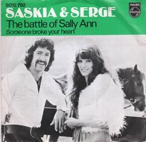 Saskia &amp; Serge - The battle of Sally Ann + Someone broke your heart (Vinylsingle)