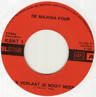 Majona Four - Ik verlaat je nooit meer + Ik wil met jou naar de zon. Yvonne (Vinylsingle)