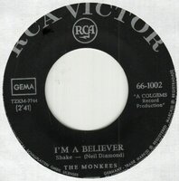 Monkees - I'm a believer + Steppin' stone (Vinylsingle)