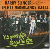 Harry Slinger - Het is weer fijn langs de lijn + Zondagmiddag (Vinylsingle)