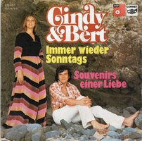 Cindy &amp; Bert - Immer wieder sonntags + Souvenirs einer lieb (Vinylsingle)