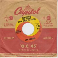 Jan Howard - Tomorrow You Won't Even Know My Name + Please Pass The Kisses (Vinylsingle)
