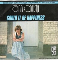 Ann Christy - Could it be hapiness + This world is full of pain (Vinylsingle)