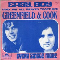 Greenfield &amp; Cook - Easy boy + Every single night (Vinylsingle)