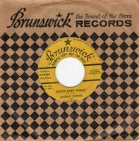 Johnny O'Keefe - Shake Baby Shake + Real Wild Child (Vinylsingle)