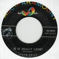 Lloyd Price - Is it really love + Where were you (Vinylsingle)