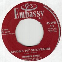 Maureen Evans - Among My Souvenirs + Happy Anniversary (Vinylsingle)