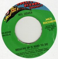 Neil Sedaka - Breaking up is hard to do + Nana's Song (Vinylsingle)