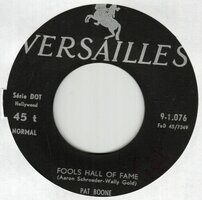 Pat Boone - Fools hall of fame + Brightest wishing star (Vinylsingle)