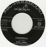 Paul Anka - Cinderella + Kissin'  on the phone (Vinylsingle)