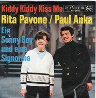 Rita Pavone &amp; Paul Anka - Kiddy kiddy kiss me + Ein sonny boy und eine signorina (Vinylsingle)