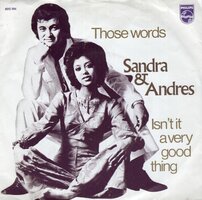 Sandra &amp; Andres - Those words + Isn't it a very good thing (Vinylsingle)