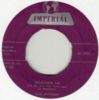 Slim Whitman - Remember Me + Just Call Me Lonesome (Vinylsingle)