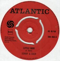 Sonny &amp; Cher - Little man + Monday (Vinylsingle)