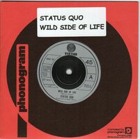 Status Quo - Wild side of life + All trough the night (Vinylsingle)