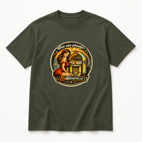 T-Shirt Groen maat L "Wat een plaatje"