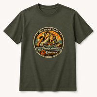 T-Shirt Groen maat L "Met Jou wil ik wel een plaatje draaien"