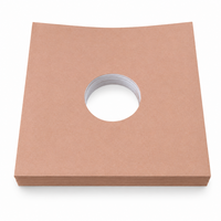 Brown Cardboard Sleeves for 10" Vinyl / 78RPM Records - 25 pieces