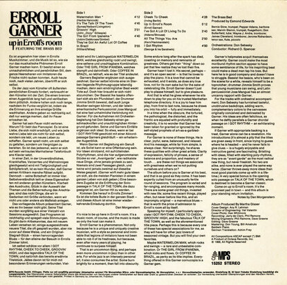 Erroll Gardner - Up In Erroll's Room (Vinyl LP)