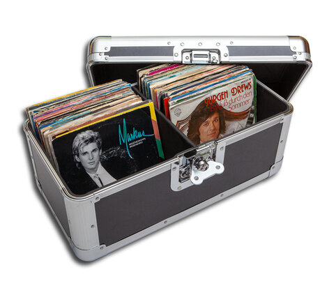 Vinylsingle Flightcase (2 rows)