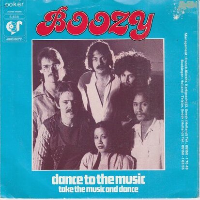 Boozy - Dance to the music + Take the music and dance (Vinylsingle)
