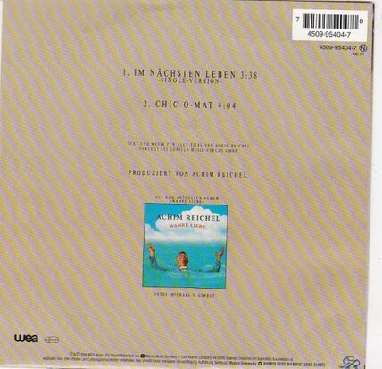 Achim Reichel - Im nachsten leben + Chic-o-mat (Vinylsingle)