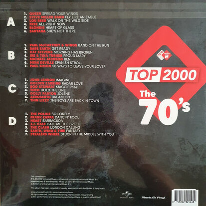 VARIOUS - TOP 2000: THE 70"S (Vinyl LP)