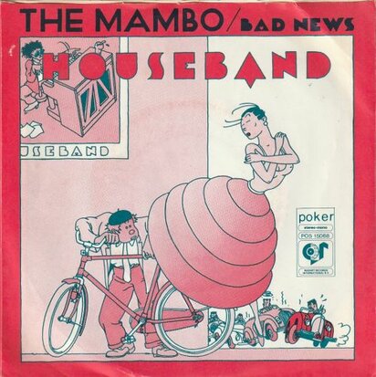 Houseband - The mambo + Bad news (Vinylsingle)