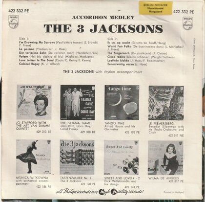 Three Jacksons - Accordeon Medley (Vinylsingle)
