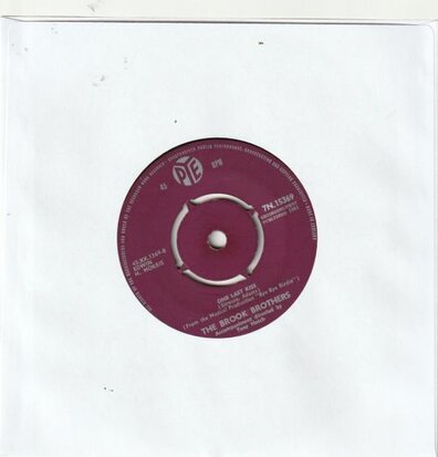 Brook Brothers - Ain't gonna wash for a week + One last kiss (Vinylsingle)