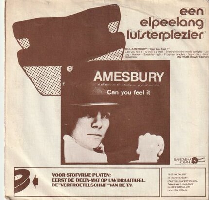 Bill Amesbury - Remember + Harlow (Vinylsingle)