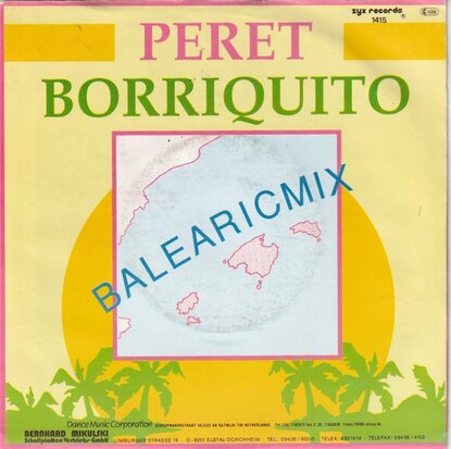 Peret - Borriquito (Balearicmix) (Vinylsingle)
