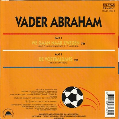 Vader Abraham - We gaan naar Zweden + De voetbaldans (Vinylsingle)