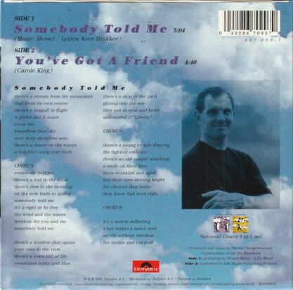 Hessel - Somebody told me + You've got a friend (Vinylsingle)