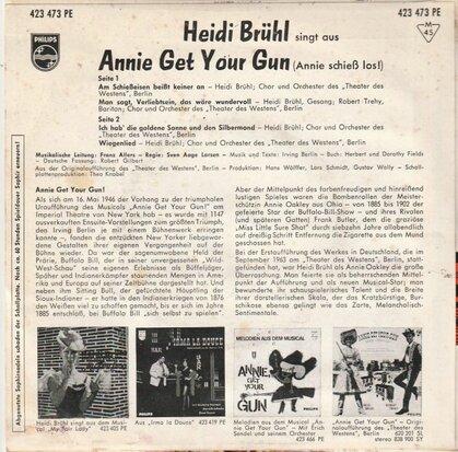 Heidi Bruhl - Annie get your gun (EP) (Vinylsingle)