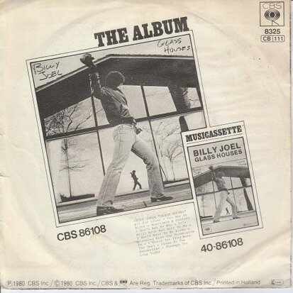 Billy Joel - All for Leyna + Close to the borderline (Vinylsingle)