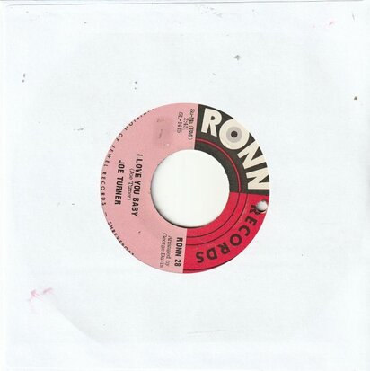 Joe Turner - I've Been Up On The Mountain + I Love You Baby (Vinylsingle)