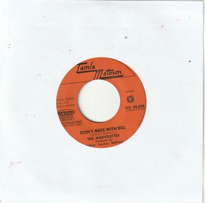 Marvelettes - Don't Mess With Bill + Anything You Wanna Do (Vinylsingle)