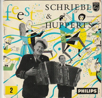 Schriebl en Huppets - Feest met Schriebl & Hupperts 2 (EP) (Vinylsingle)