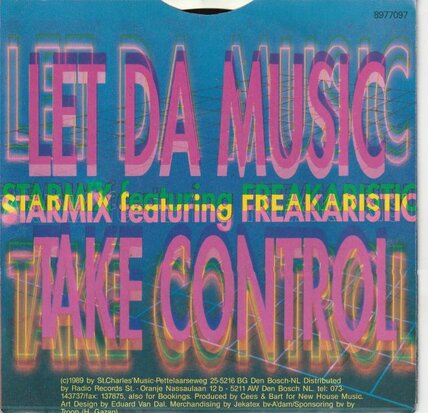 Starmix - Let Da Music Take Control + (Club Mix) (Vinylsingle)