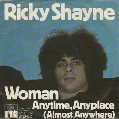 Ricky Shayne - Woman + Anytime, Anyplace (Vinylsingle)