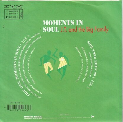 J.T. and the Big Family - Moments in Soul + Eden 90 (Vinylsingle)