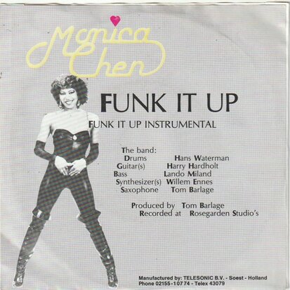 Monica Chen - Funk it up + (instr.) (Vinylsingle)