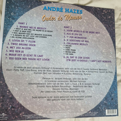 ANDRE HAZES - ONDER DE MENSEN -COLOURED- (Vinyl LP)