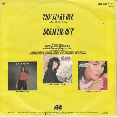 Laura Branigan - The Lucky one + Breaking out (Vinylsingle)