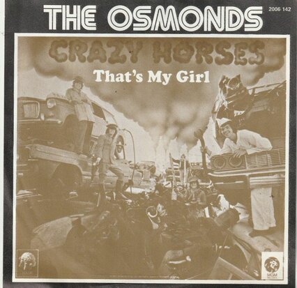Osmonds - Crazy horses + That's  my girl (Vinylsingle)